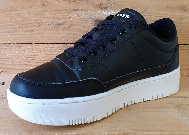 Levi's Classic Low Leather Trainers UK6/US7.5/EU39 D7005-0011 Black/White/Red