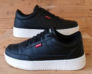 Levi's Classic Low Leather Trainers UK6/US7.5/EU39 D7005-0011 Black/White/Red