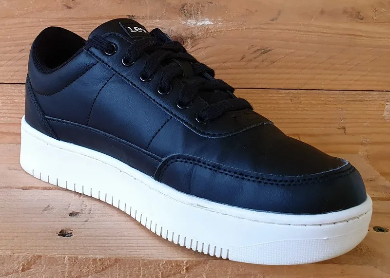Levi's Classic Low Leather Trainers UK6/US7.5/EU39 D7005-0011 Black/White/Red