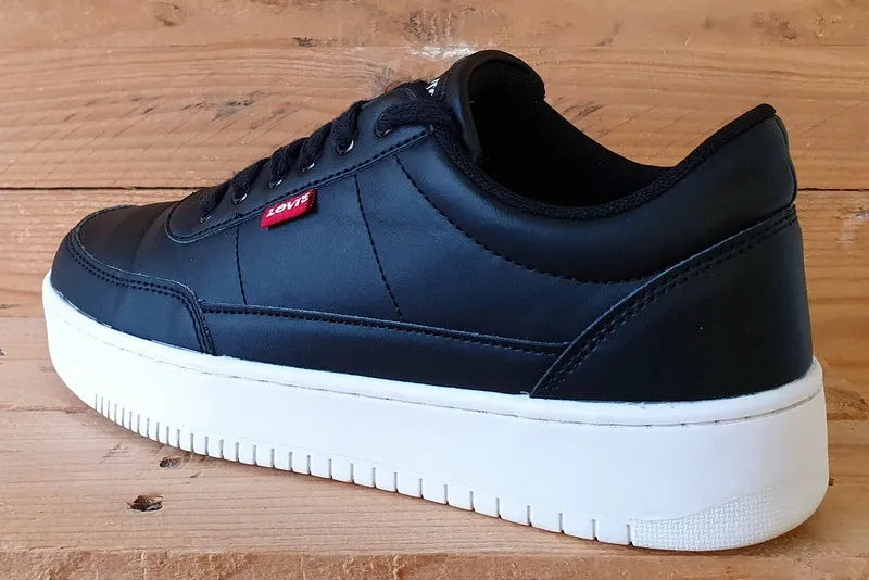 Levi's Classic Low Leather Trainers UK6/US7.5/EU39 D7005-0011 Black/White/Red