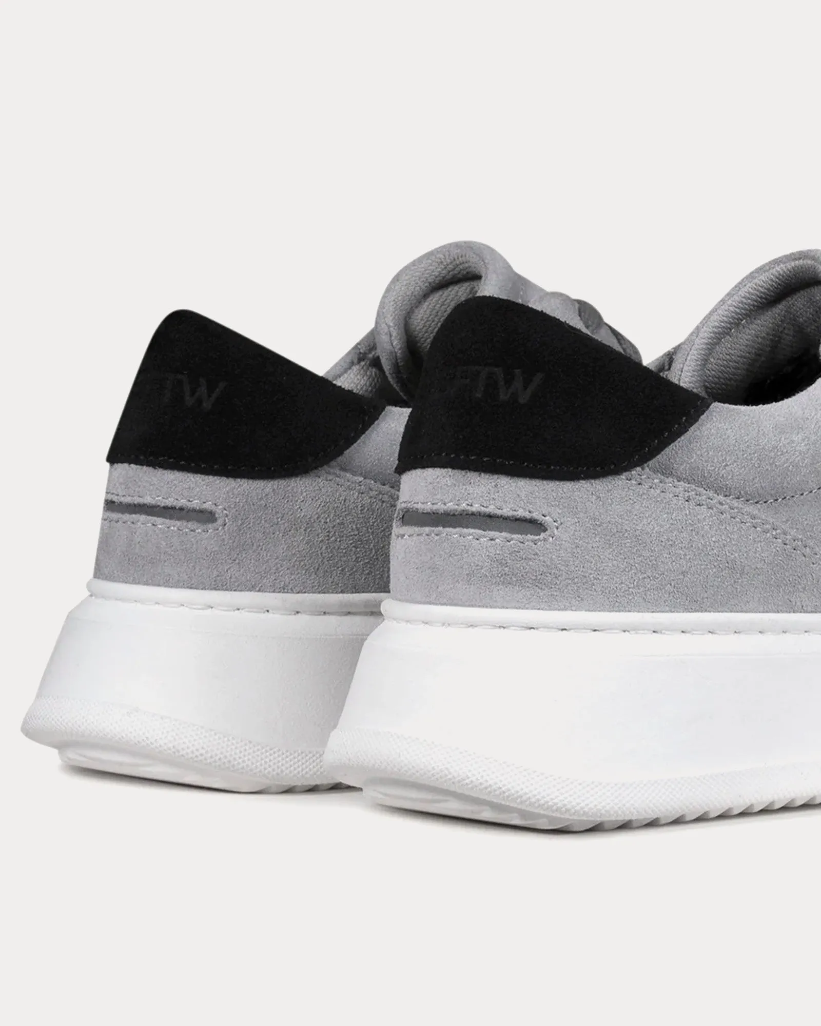 Marais Suede Grey / Black Low Top Sneakers