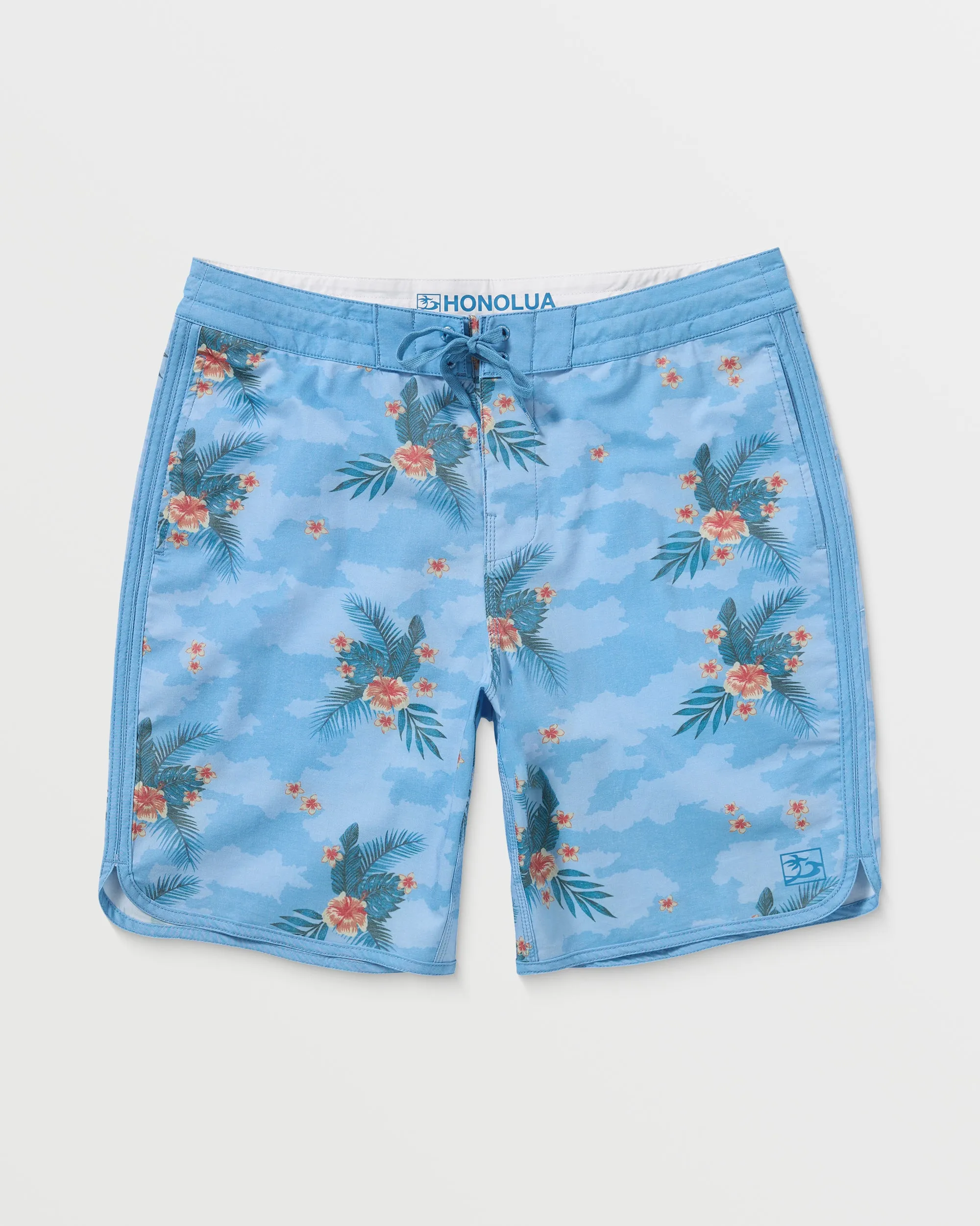 Mens Luau City Boardshort - Bay Blue