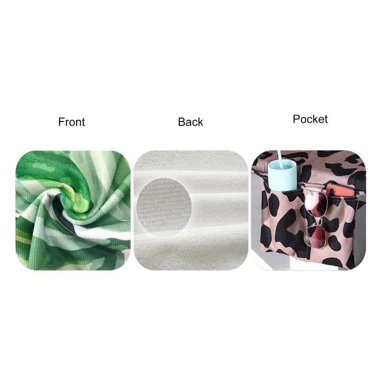Microfiber Beach Recliner Cover Absorbent Quick Dry Recliner Mat(3)