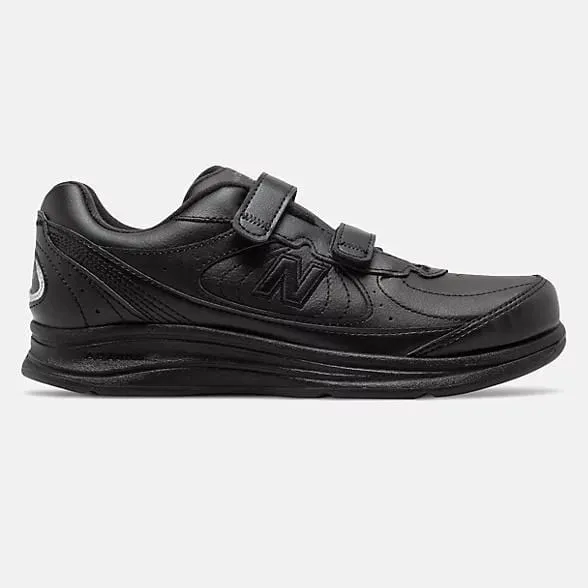 New Balance Women's 577 Velcro Walking Shoes- Black