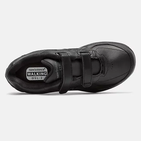 New Balance Women's 577 Velcro Walking Shoes- Black