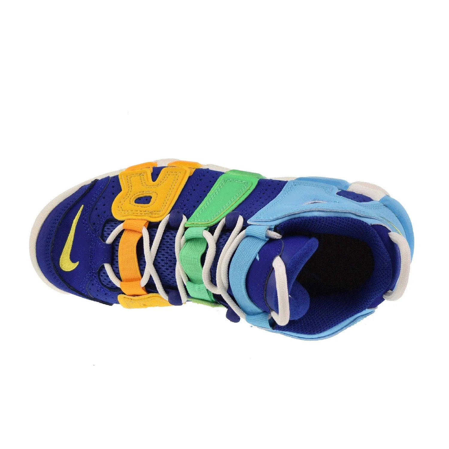 Nike Air More Uptempo (GS) Big Kids' Shoes Deep Royal Blue-Baltic Blue