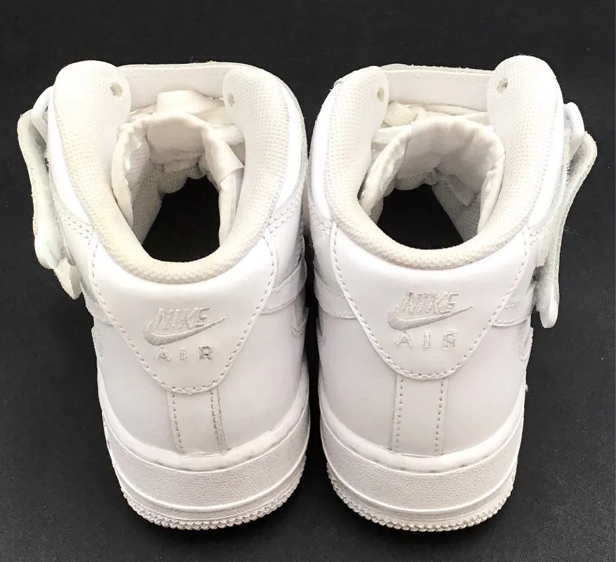 Nike Boys Air Force 1 Mid GS 314195-113 White Athletic Shoes - Size 6.5