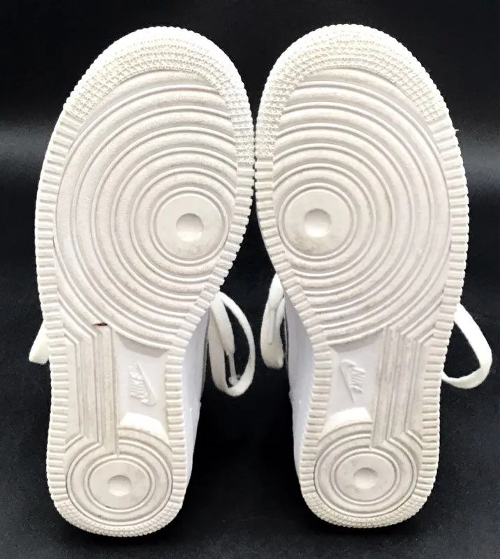 Nike Boys Air Force 1 Mid GS 314195-113 White Athletic Shoes - Size 6.5