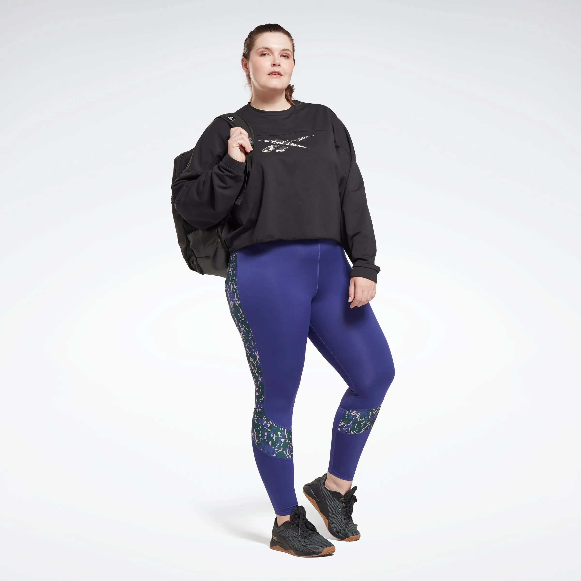 Reebok Apparel Women Modern Safari Coverup (Plus Size) Black