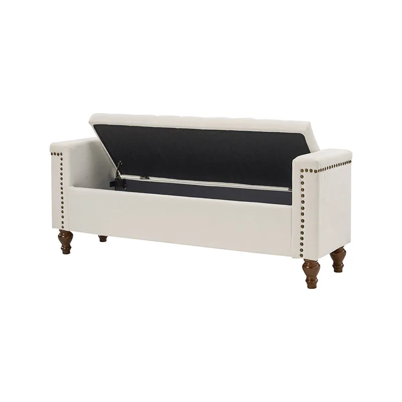 Rosana Storage Bench with Waterproof Fabric