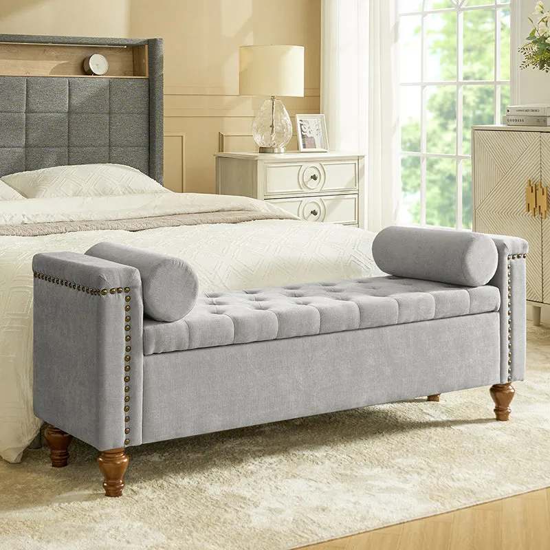 Rosana Storage Bench with Waterproof Fabric