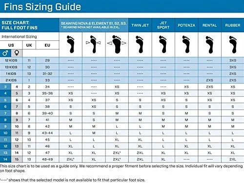 Scubapro Seawing Nova Full Foot Fins