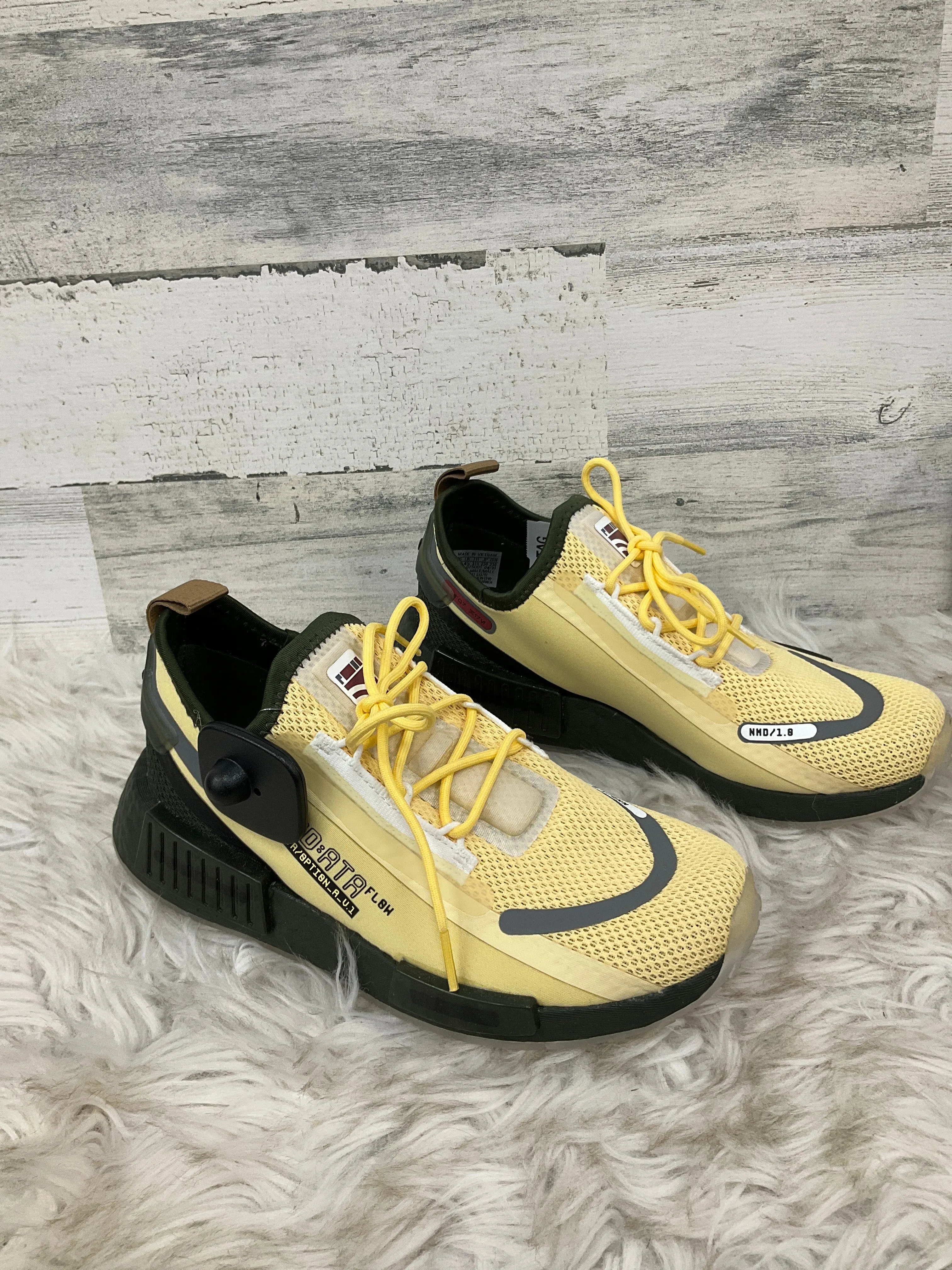 Shoes Athletic By Adidas In Yellow, Size: 6.5