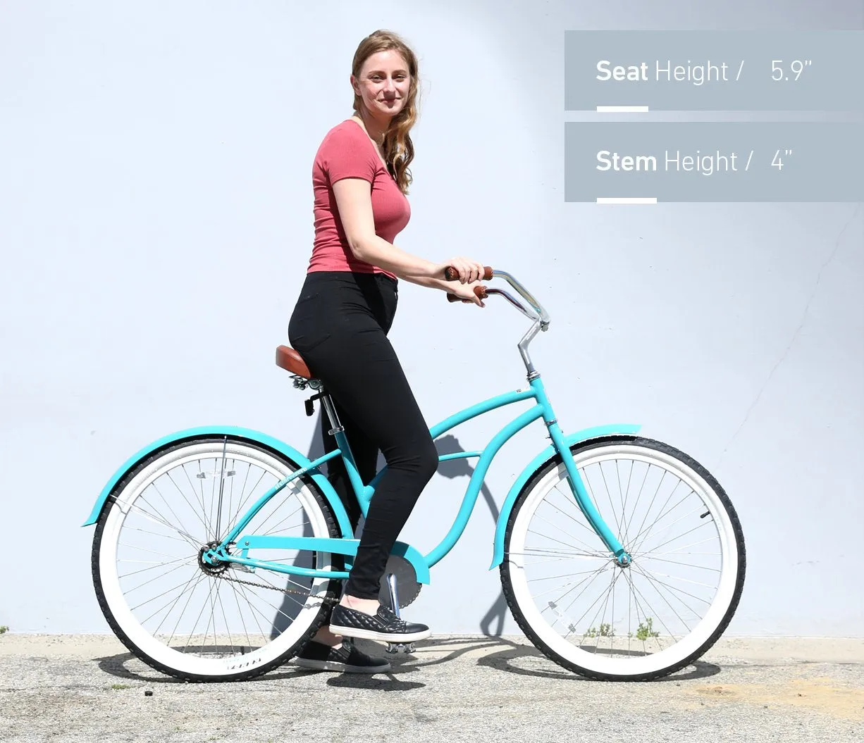 sixthreezero Scholar Women 7 Speed  26" Cruiser Bicycle