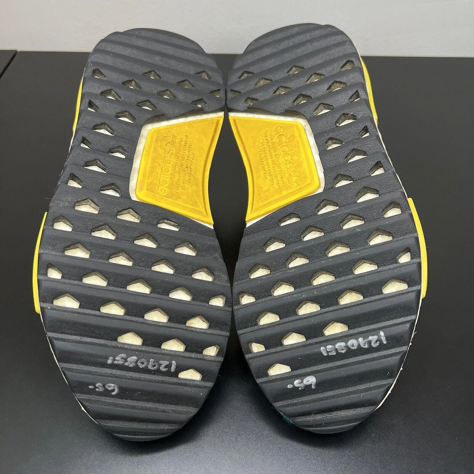 Size 5 - adidas NMD Human Race Trail x Pharrell Sun Glow 2017