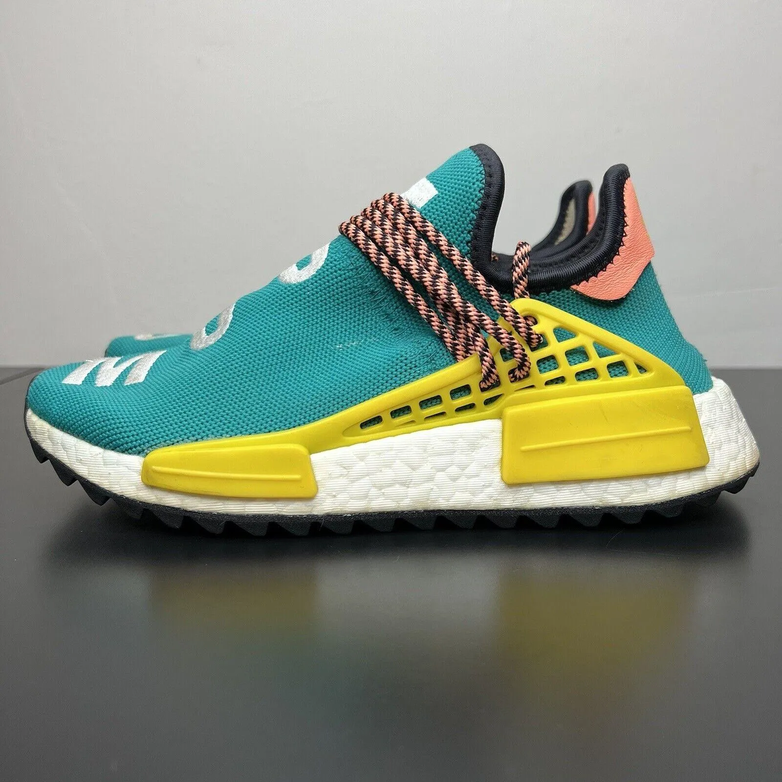 Size 5 - adidas NMD Human Race Trail x Pharrell Sun Glow 2017