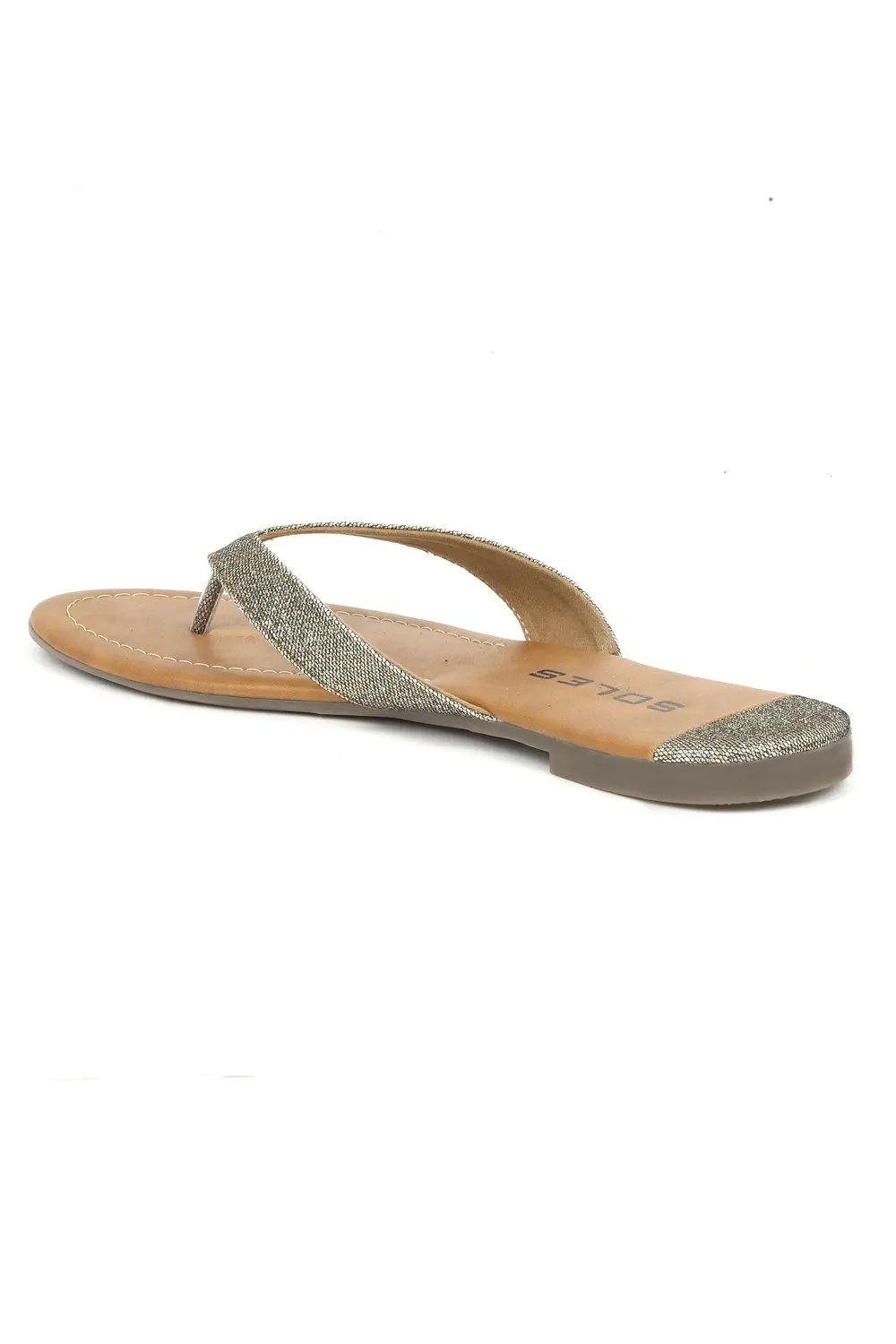SOLES Antique-Style Flat Sandals