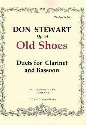 Stewart, Don % Old Shoes, op. 54 (performance scores) - CL/BSN