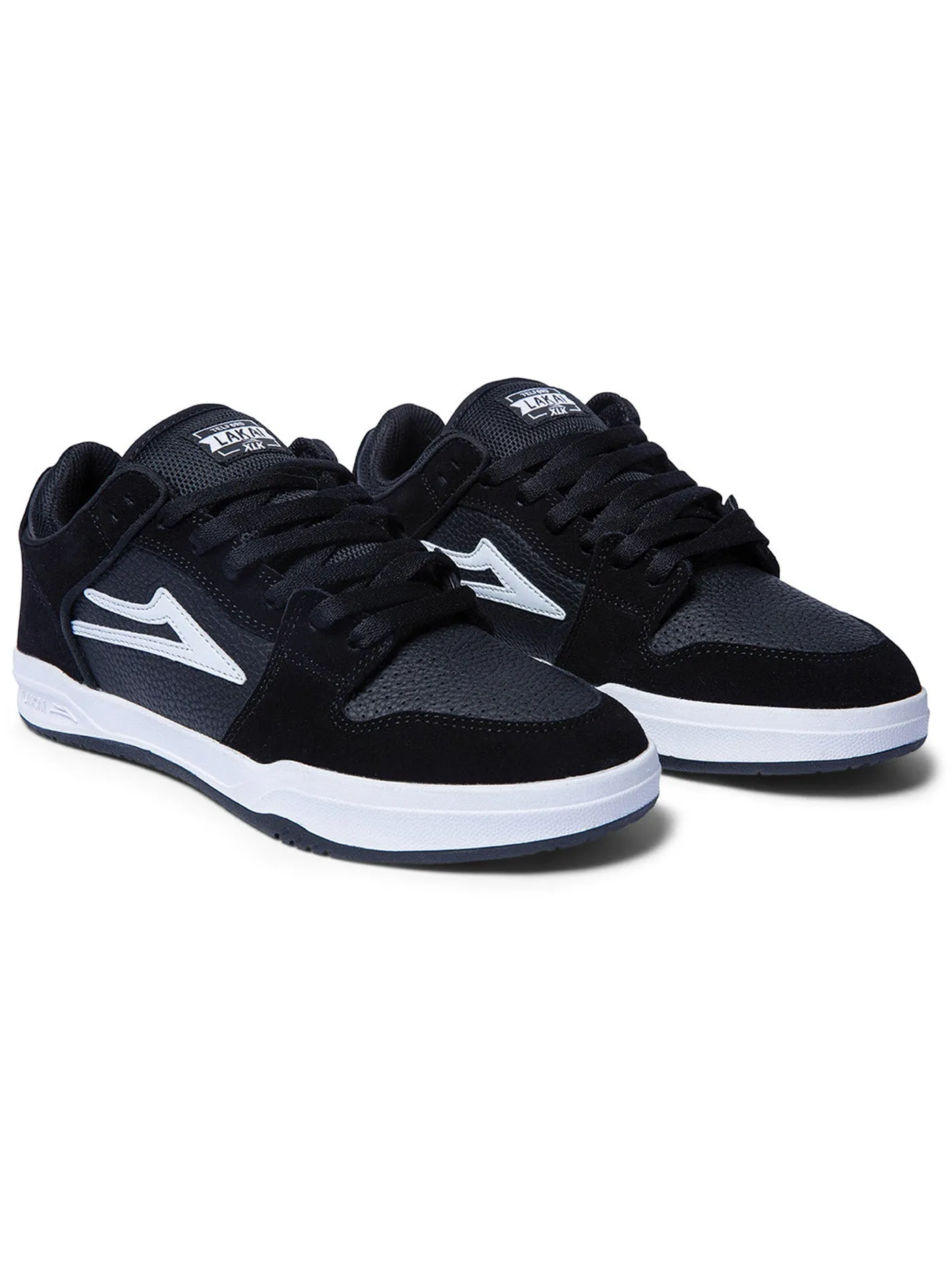 Telford Low Black Suede Shoes
