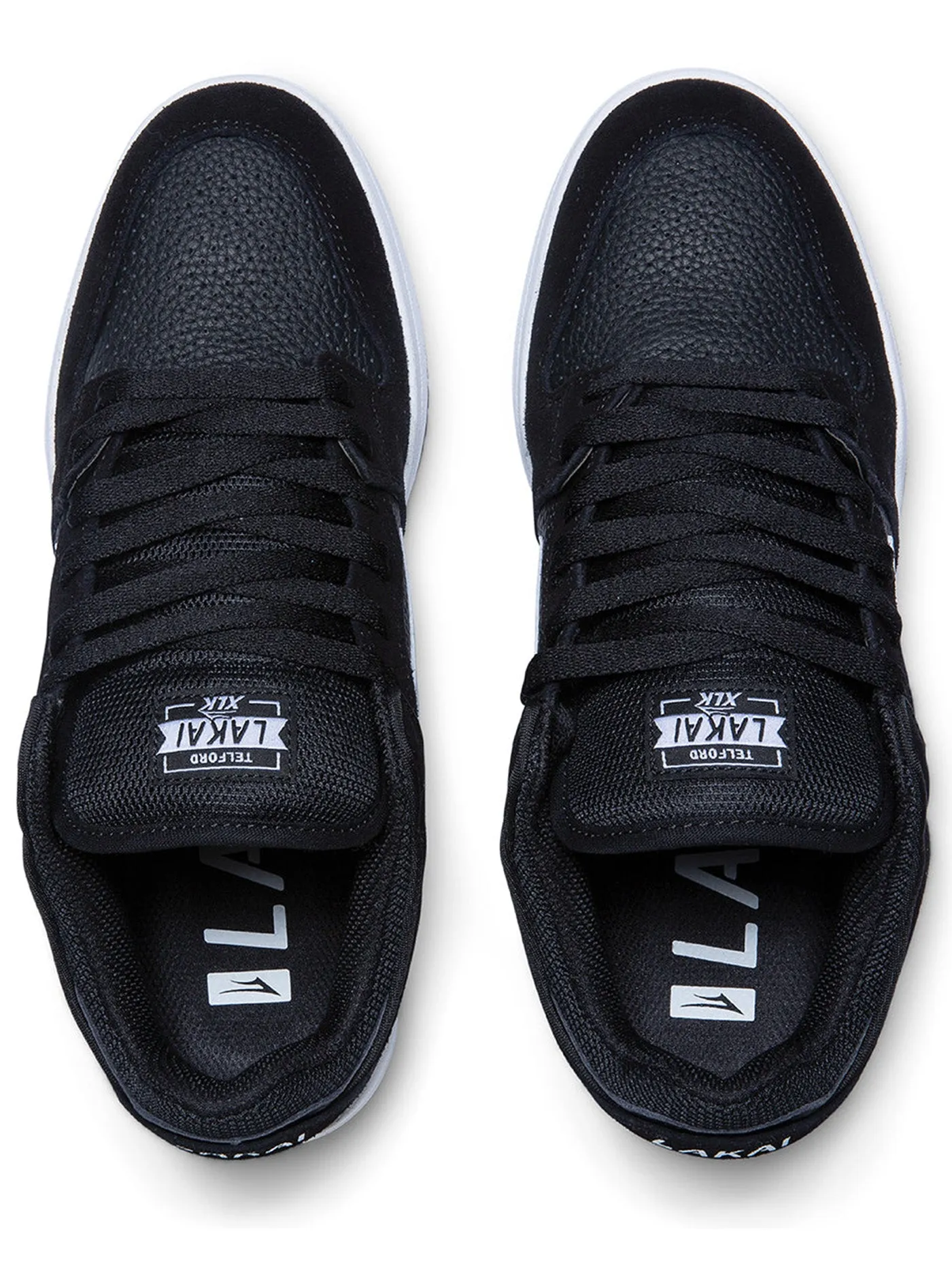 Telford Low Black Suede Shoes