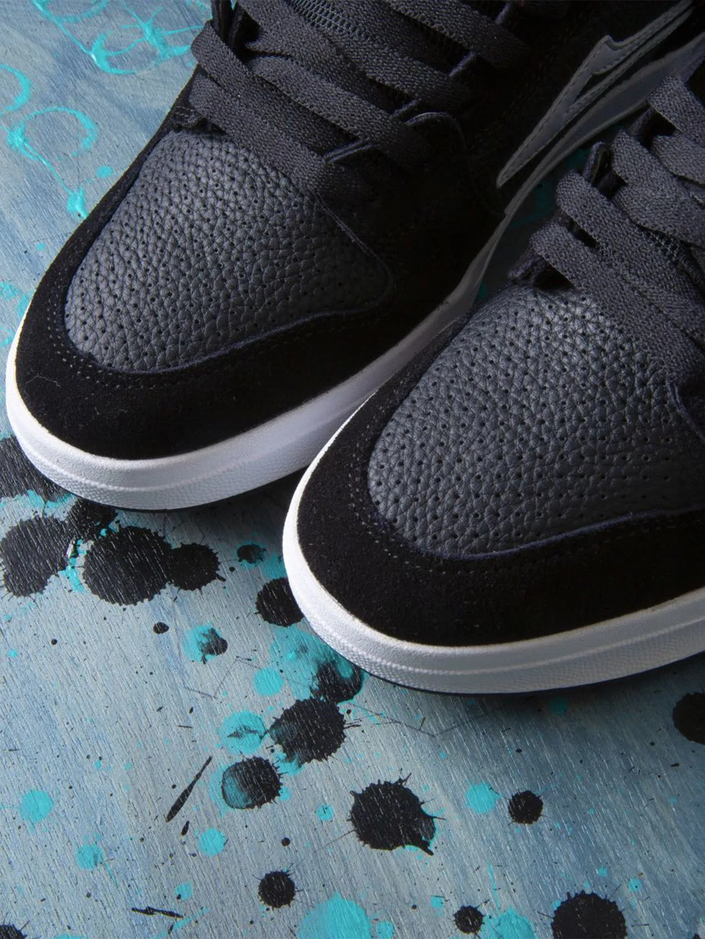 Telford Low Black Suede Shoes