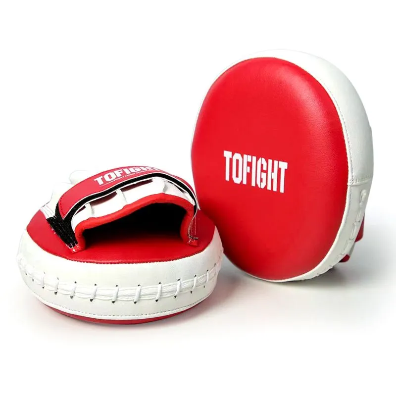 TOFIGHT MUAY THAI BOXING MMA AIR FOCUS MITTS PADS PAIR Red