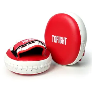 TOFIGHT MUAY THAI BOXING MMA AIR FOCUS MITTS PADS PAIR Red