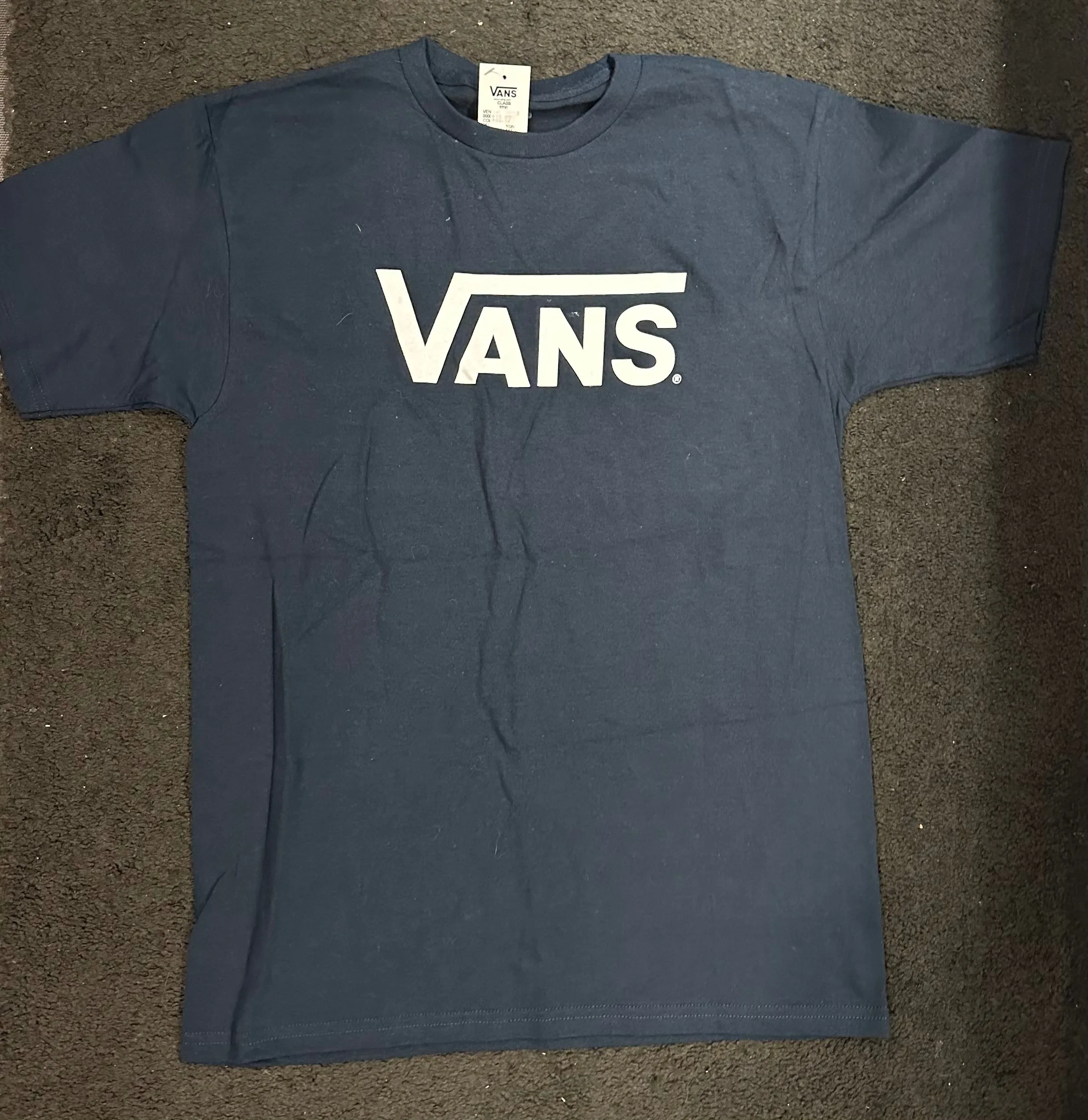Vans Navy Blue Classic Logo T-Shirt
