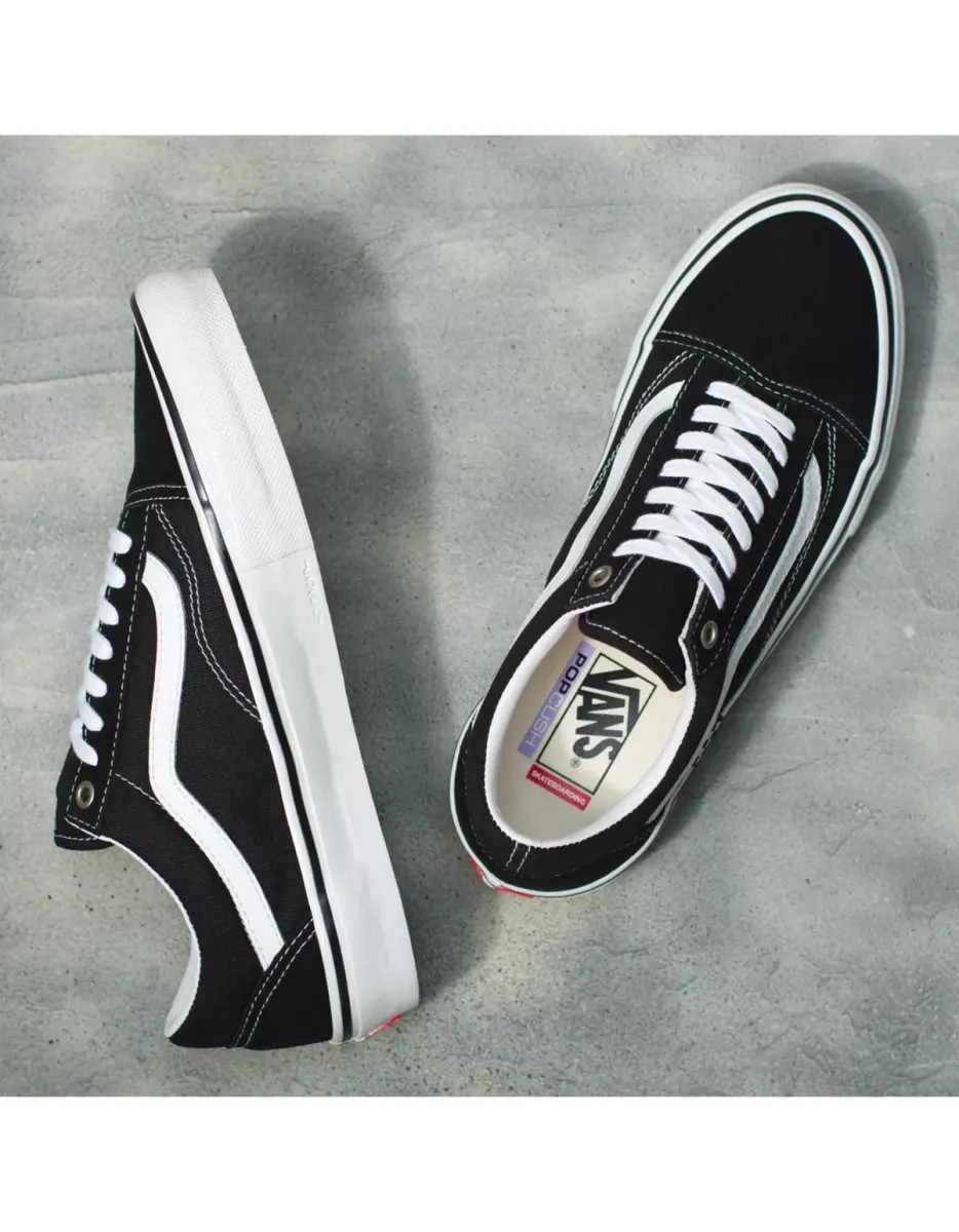 Vans Skate Old Skool in Black/White