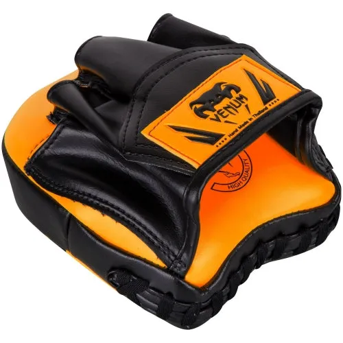 VENUM ELITE MINI MUAY THAI BOXING MMA PUNCHING FOCUS MITTS PADS Orange
