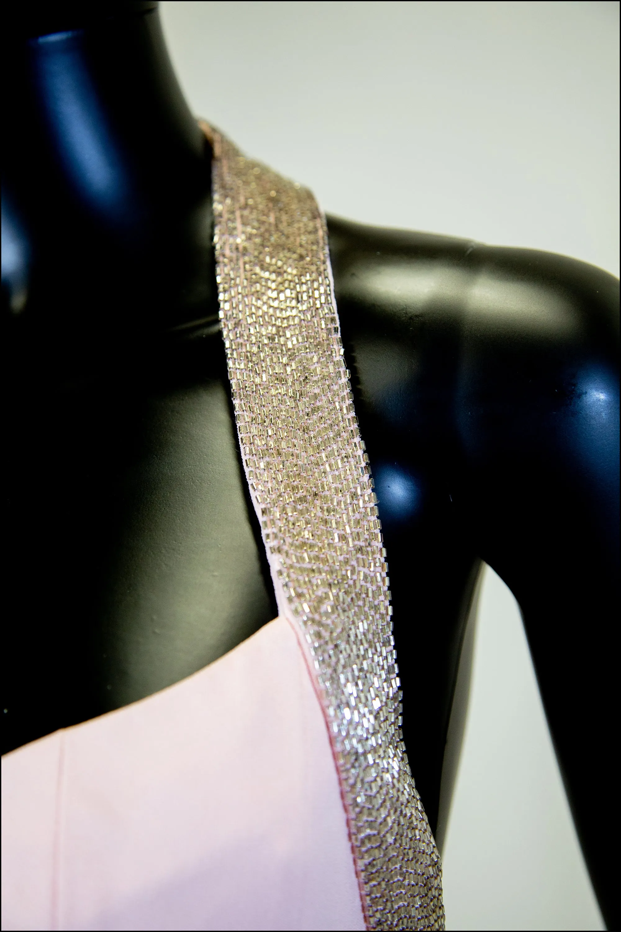 Vintage 1990s Bruce Oldfield Pink Silk Couture Gown