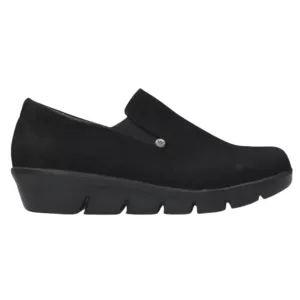 Wolky Mesita Black Antique Nubuck Shoe (Women's)