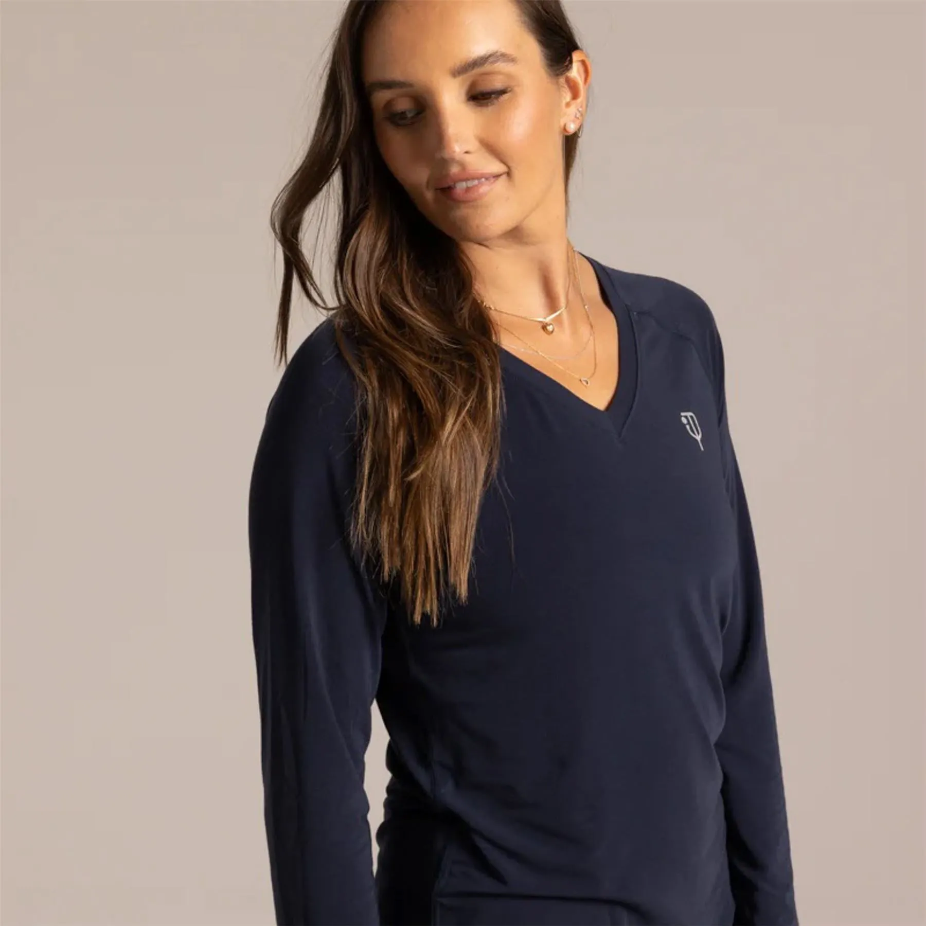 Womens 5.0 LS Tee Bainbridge Blue - 2024