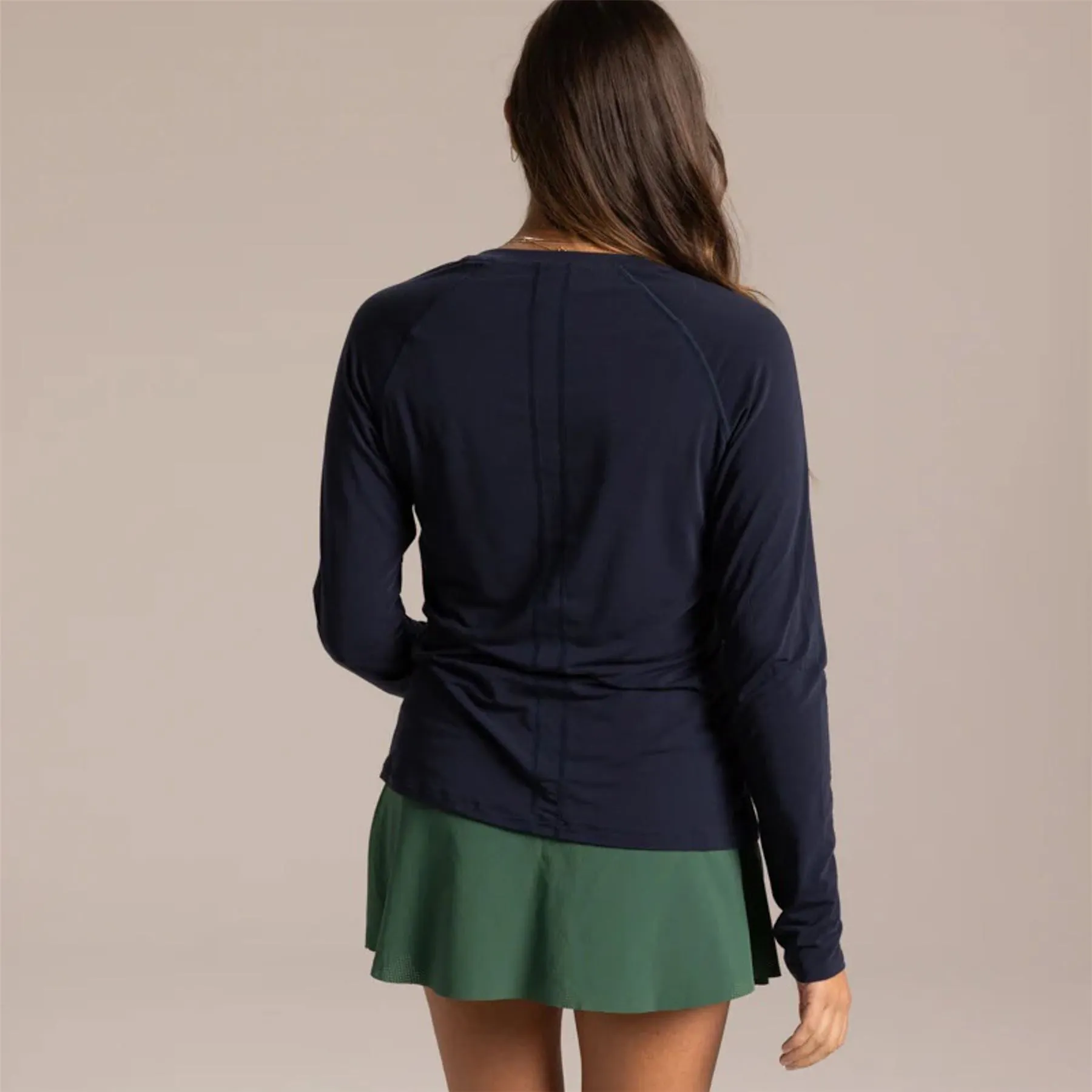 Womens 5.0 LS Tee Bainbridge Blue - 2024