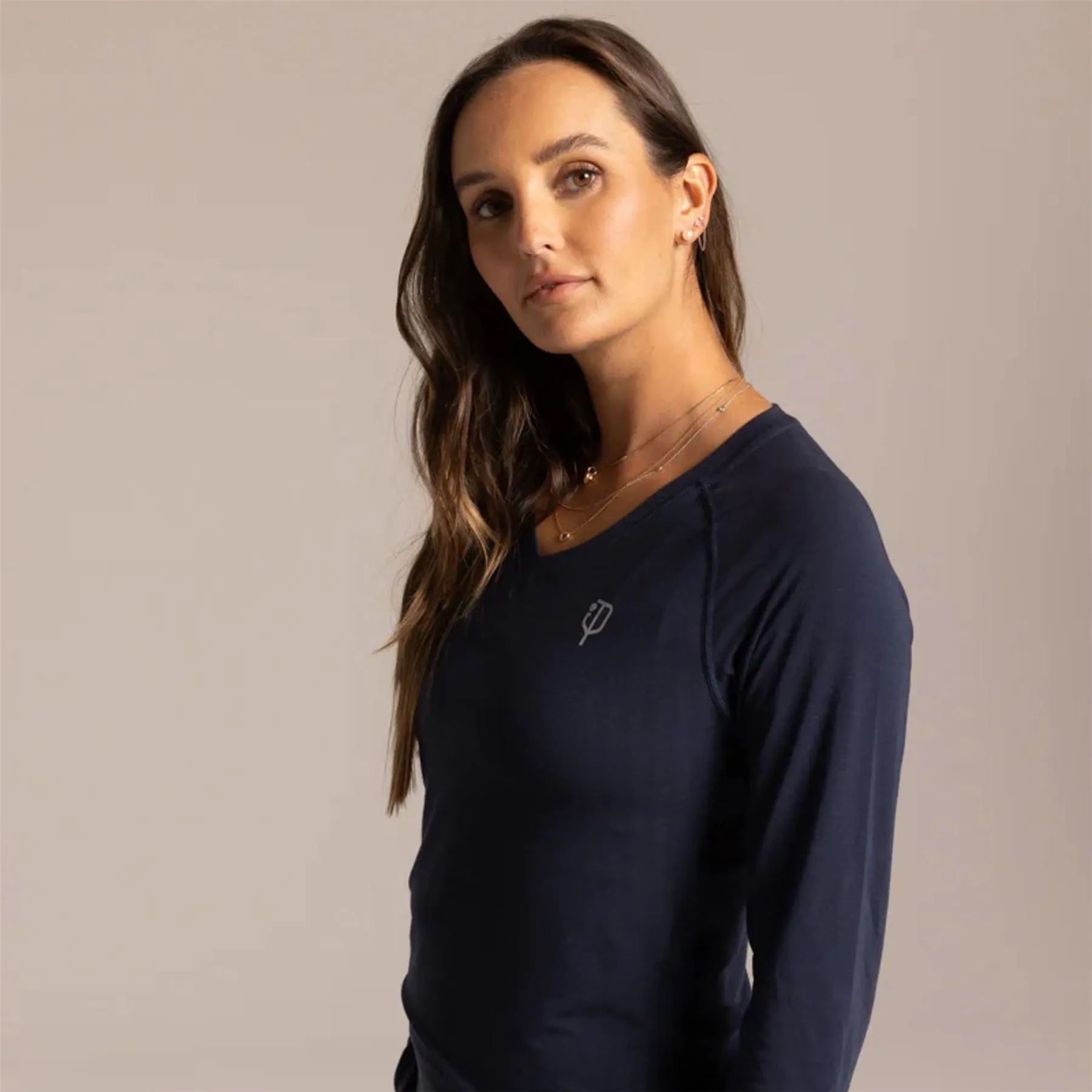 Womens 5.0 LS Tee Bainbridge Blue - 2024