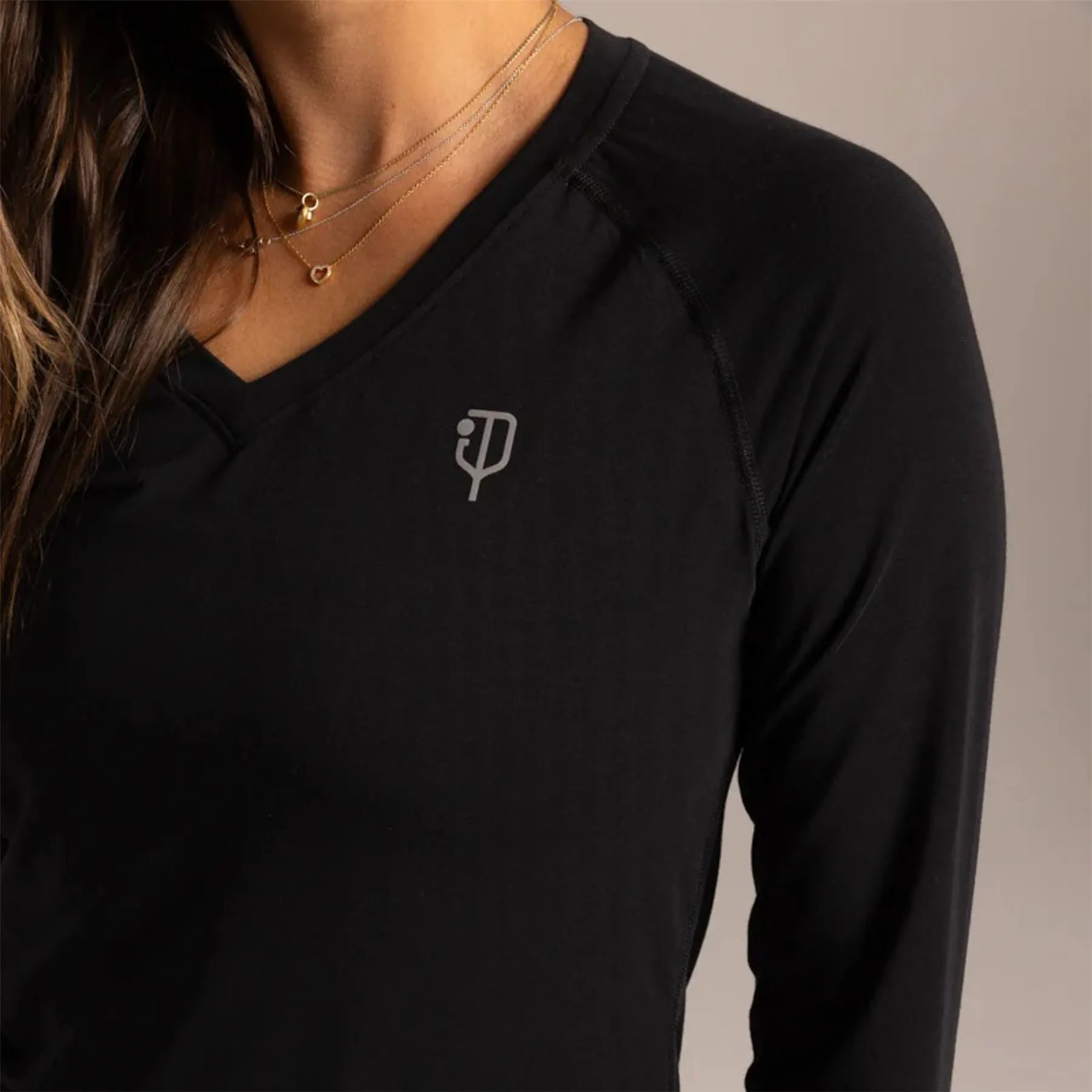 Womens 5.0 LS Tee Pure Black - 2024