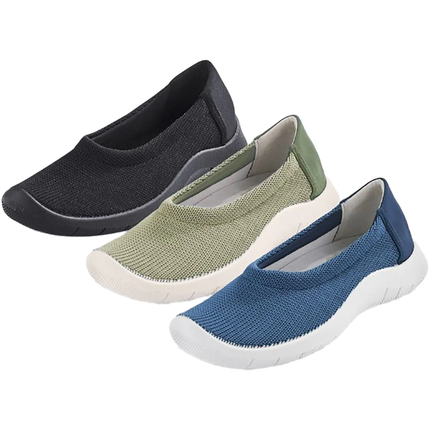 Women's Arcopedico Thetis Denim Knit Fabric