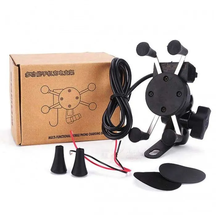 X grip Cellphone Holder USB with charger