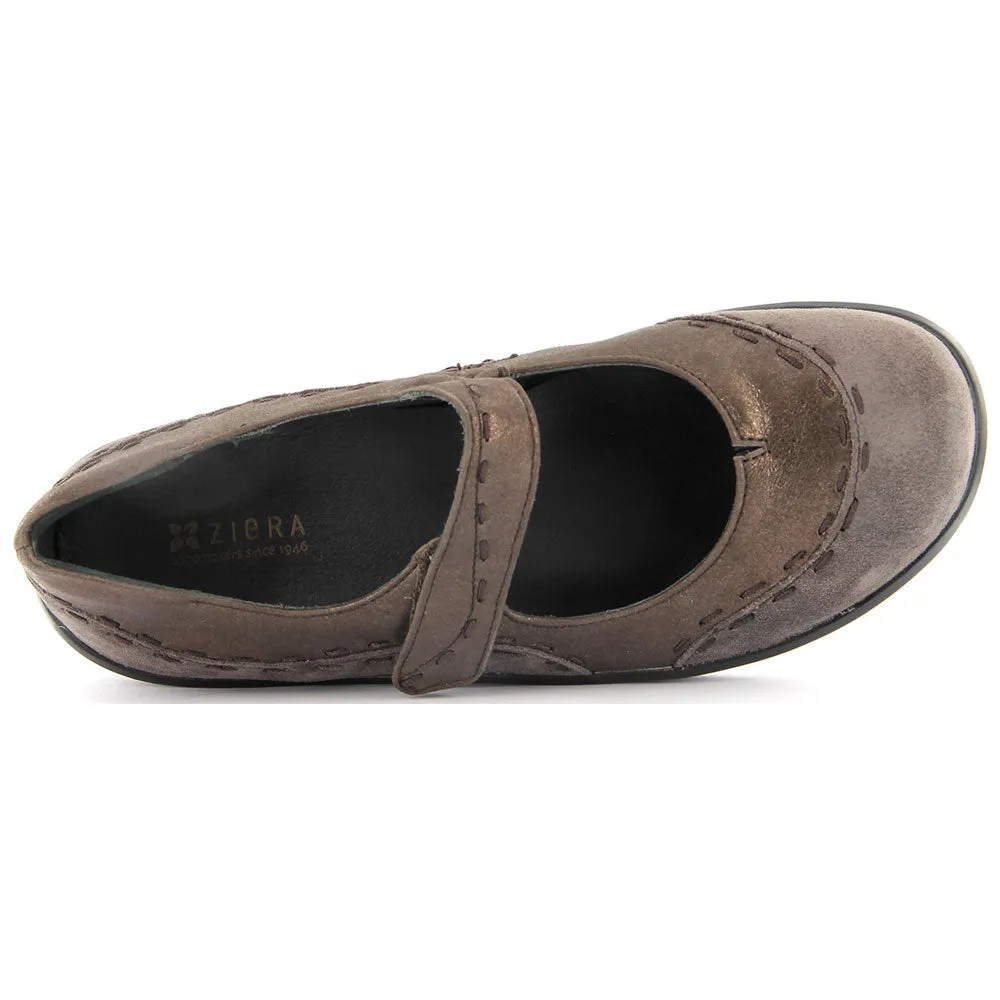 Ziera Gummibear Mary Jane Espresso Brown (Women's)